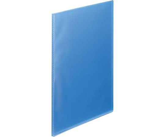 カウネット クリヤーブック透明表紙A4縦10Pブルー10冊 4211-1337 1パック(ご注文単位1パック)【直送品】