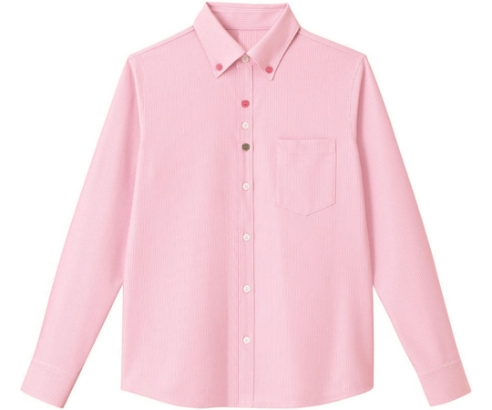 カーシーカシマ HEARTGREEN 長袖ニットシャツ ACTIVE KNIT SHIRT さくら 4L HM2418 1枚（ご注文単位1枚）【直送品】