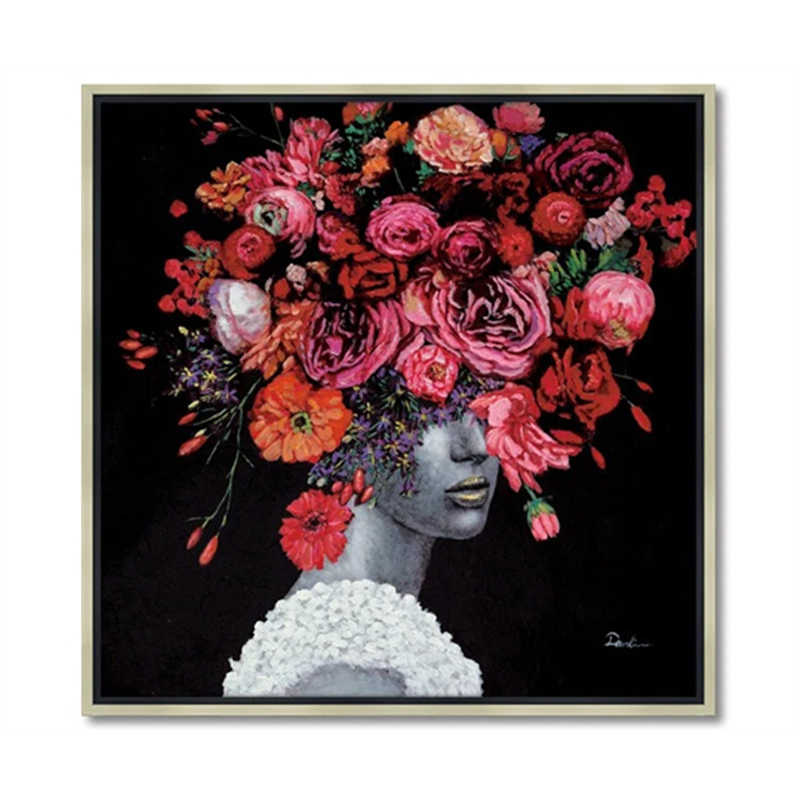 ユーパワー オイル ペイント アート｢ローズ ウーマン｣ OP-25085 1個（ご注文単位1個）【直送品】