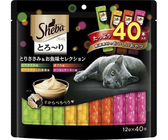 マースジャパンリミテッド シーバとろ~りメルティ ササミ&お魚セレクション 12g×40本 SMT51 1パック（ご注文単位1パック）【直送品】