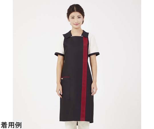 CML LDLスタイリッシュエプロン ワインレッド T100345 1着（ご注文単位1着）【直送品】