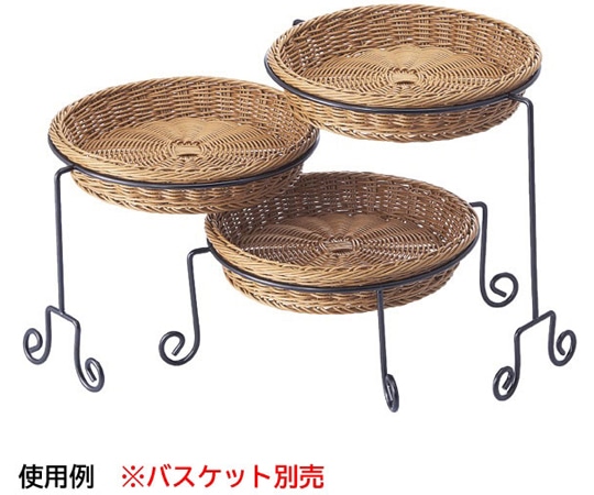 アズワン PP製丸型スタンド バスケット用 61-655-36-1 1個（ご注文単位1個）【直送品】