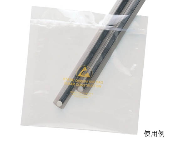 DESCO 静電気拡散性ESDバッグ 透明 203mm×254mm 13882 1箱 (ご注文単位1箱)【直送品】