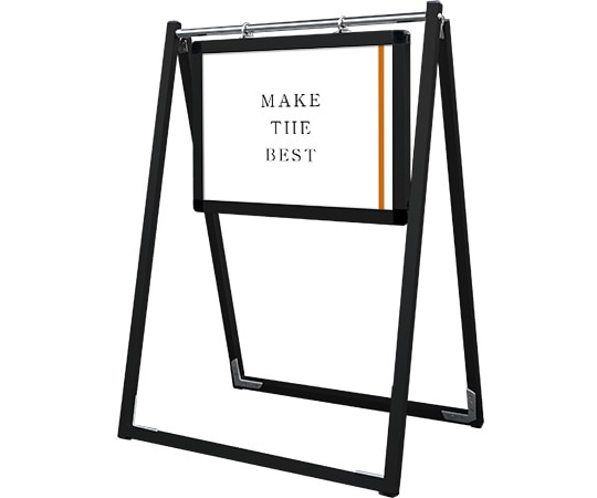 常磐精工 ブラックスイングサイン A3横 BSWSAC-A3Y 1台（ご注文単位1台）【直送品】