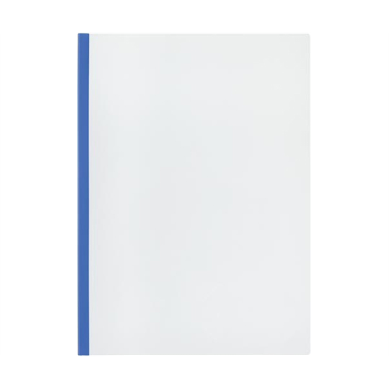 カウネット ガイド付レールクリヤーホルダー 30枚とじ 青 10冊 4268-5548 1パック(ご注文単位1パック)【直送品】