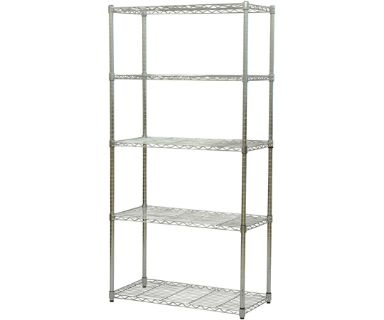 エイ・アイ・エス 25φスチールラック5段セット YSR-9018 1個（ご注文単位1個）【直送品】