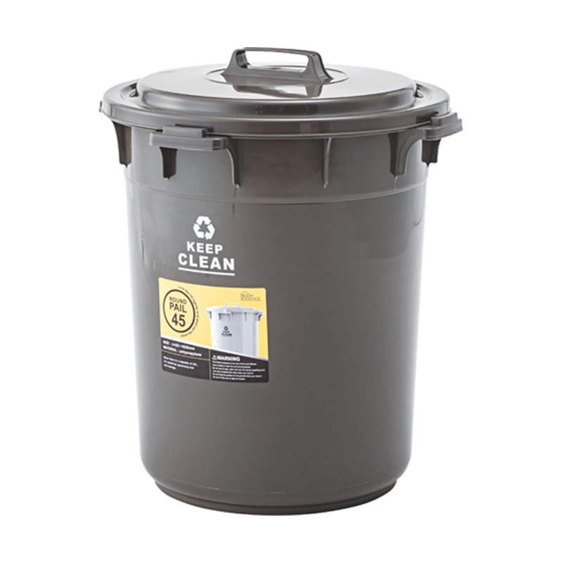 東谷 ペール45L ブラウン LFS-765BR 1個(ご注文単位1個)【直送品】