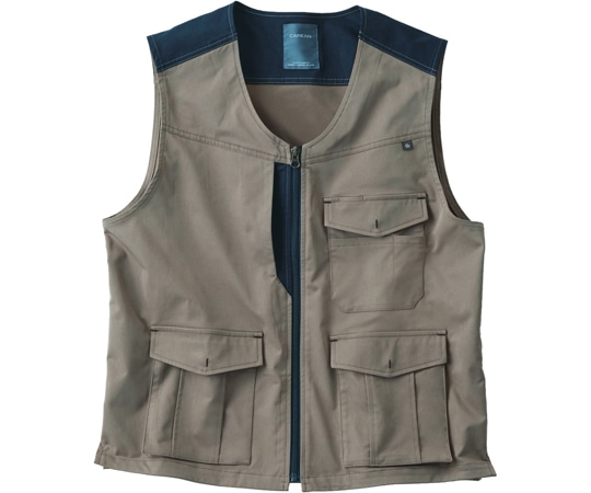 カーシーカシマ CAREAN ベスト MATT TWILL STRETCH MS CAH167 1枚（ご注文単位1枚）【直送品】