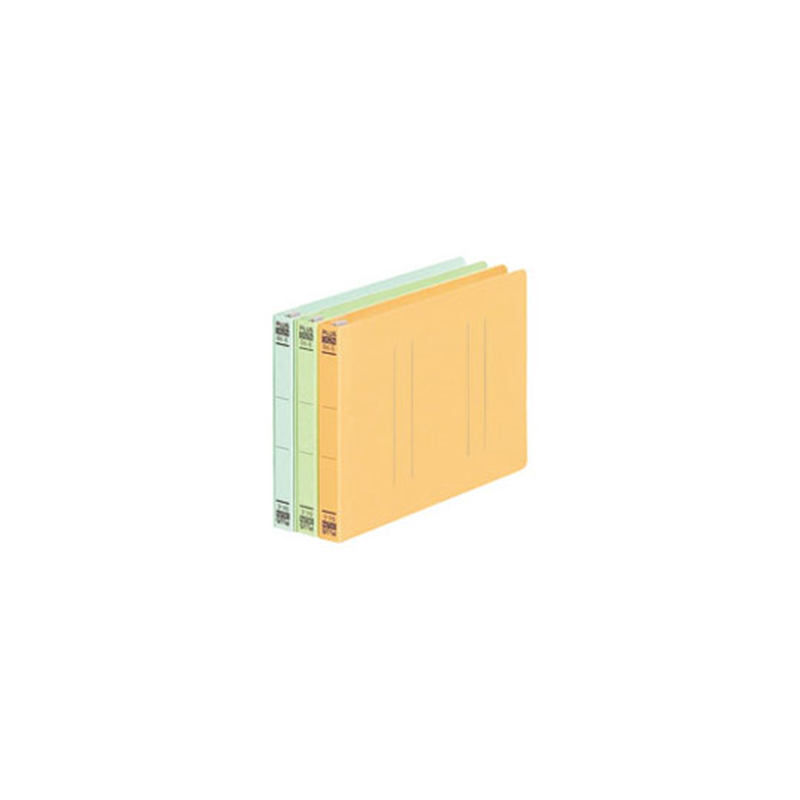 プラス フラットファイル 縦罫 B6E ブルー 10冊 No.052NT 1パック(ご注文単位1パック)【直送品】