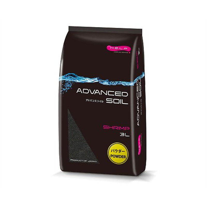 ジャパンペットコミュニケーションズ アドバンスソイル エビ用 パウダータイプ 3L 1ケース(8袋入)  1ケース（ご注文単位1ケース）【直送品】