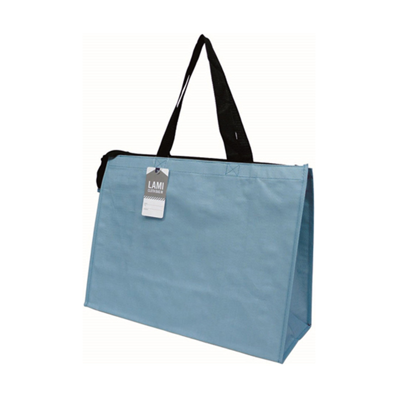 丸玉工業 ラミクロスバッグ M(ブルー)100枚入  1ケース（ご注文単位1ケース）【直送品】