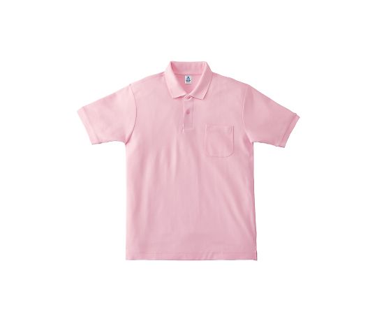 LIFEMAX ポケット付 CVC鹿の子ドライポロシャツ ライトピンク M MS3114-9 M 1枚（ご注文単位1枚）【直送品】