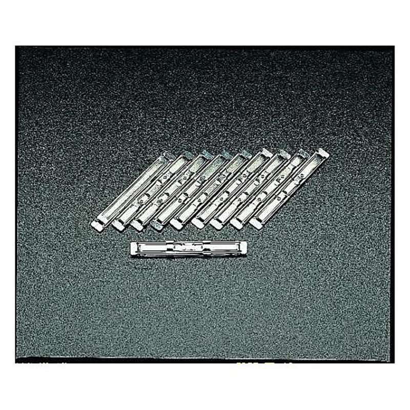 エスコ とじ金具(10本) EA762FE-100 1袋(ご注文単位1袋)【直送品】