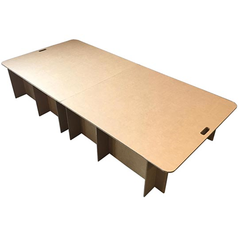 Poshdeco 強化ダンボールベッド(組立式) W900×L1950×H345mm  1個(ご注文単位1個)【直送品】