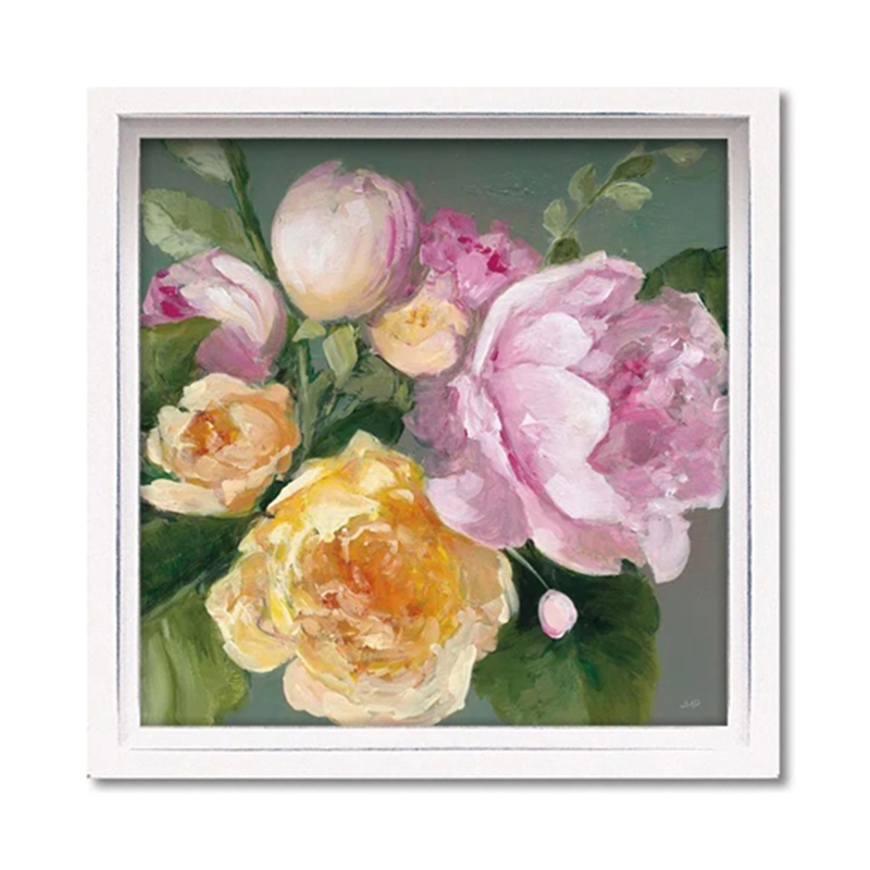 ユーパワー ロハス ミニアートフレーム ジュリア プリントン｢ジューン ブーケ｣ LA-01292 1個（ご注文単位1個）【直送品】