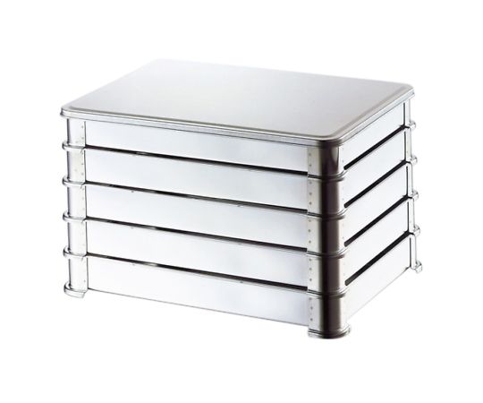 赤川器物製作所 18-8 そば・餃子バット R足仕様 小 R足H50 #70011 1個（ご注文単位1個）【直送品】