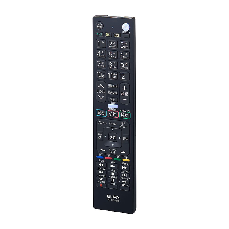 ELPA テレビリモコン 三菱用 RC-TV019MI 1個（ご注文単位1個）【直送品】