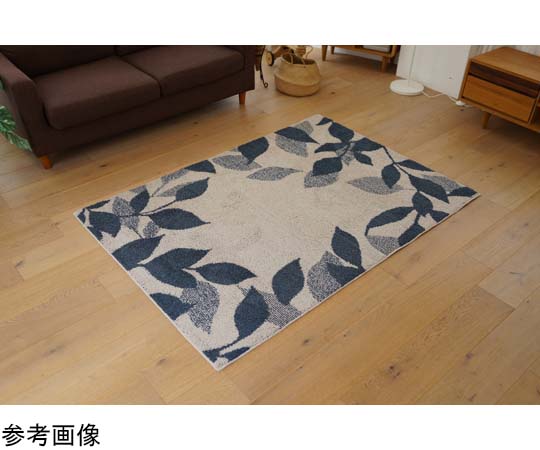 スミノエ 洗える 防音 ラグ シャルム 130×185cm ブルー 13475673 1枚（ご注文単位1枚）【直送品】