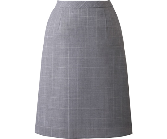 カーシーカシマ ENJOY スカート ICEWOOLWINDOWPANE グレー 19号 ESS741 1枚（ご注文単位1枚）【直送品】