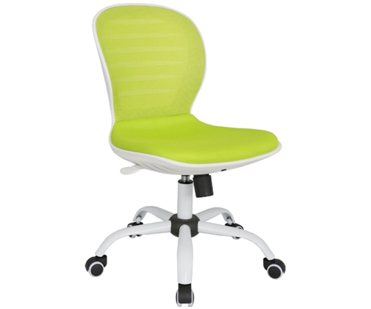 カグクロ メッシュチェアCF(肘無)背:グリーン 座:グリーン(シフォン) CF-40-GRGR 1個(ご注文単位1個)【直送品】