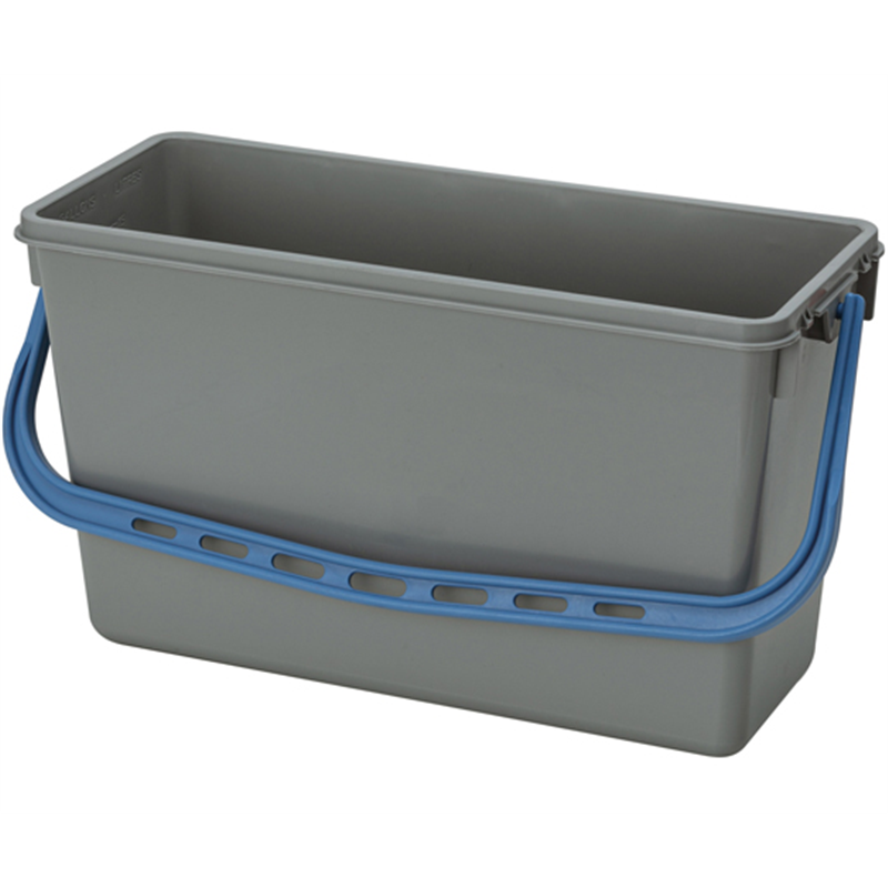 テラモト エアロカート用バケツⅡ 本体 灰/青 15L DS-227-515-3 1個(ご注文単位1個)【直送品】