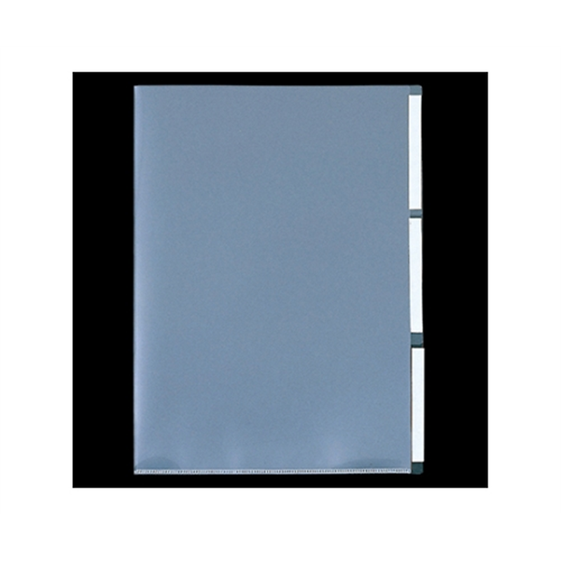 山口工業 クリアホルダー3ポケット クリア YG-54 1枚(ご注文単位1枚)【直送品】