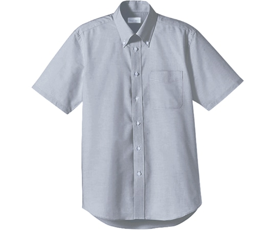 ボンマックス オックスフォード半袖シャツ FB4511U グレー M  1枚（ご注文単位1枚）【直送品】