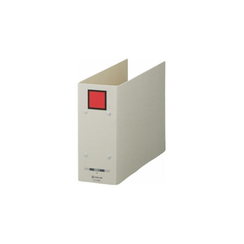 キングジム A4ヨコ型保存ファイル ドッチ式 赤 4088 1冊(ご注文単位1冊)【直送品】