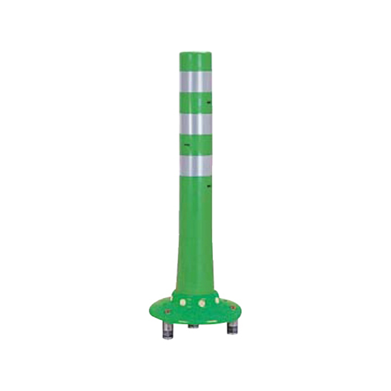 サンポール ガードコーン 可動式 3本脚 φ80,台座径φ250×H650mm グリーン RBKC3-65W(G) 1台(ご注文単位1台)【直送品】