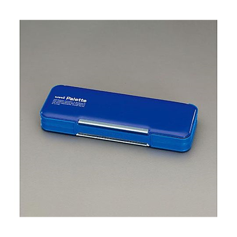 エスコ 86x234x32mm 両開き式ペンケース(青) EA765FM-1 1個(ご注文単位1個)【直送品】