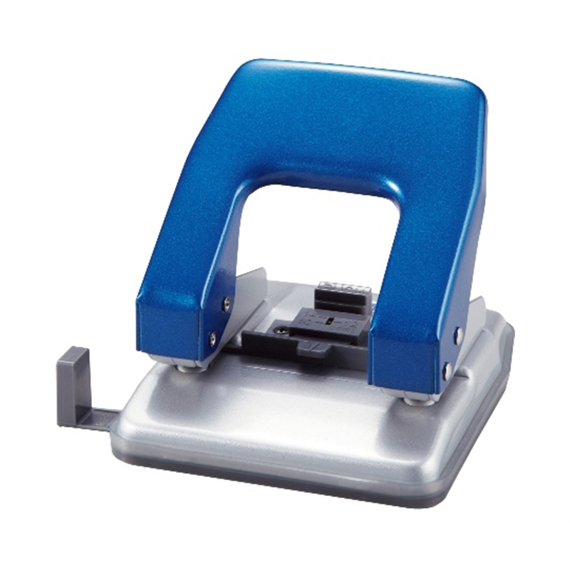 オープン工業 2穴パンチ 青 穴あけ枚数34枚 PU-20N-BU 1台(ご注文単位1台)【直送品】
