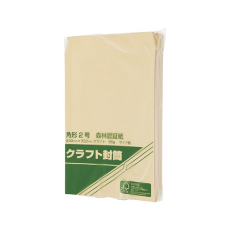 寿堂 森林認証紙封筒(サイド貼り) 526 1枚(ご注文単位1枚)【直送品】