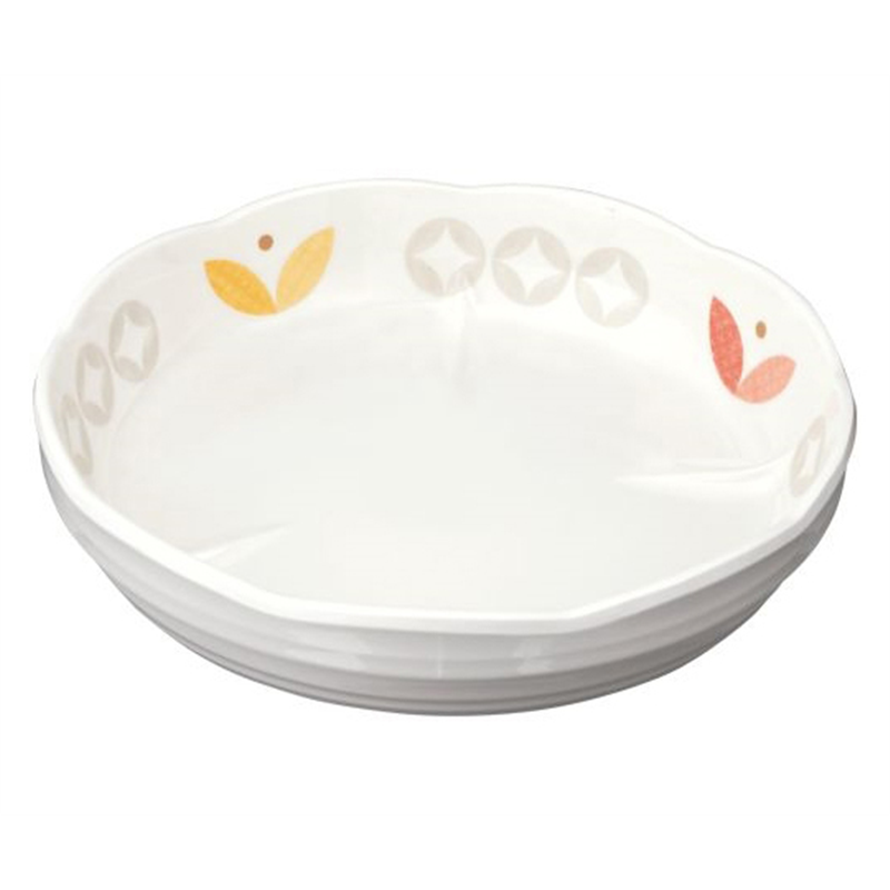 Daiwa 仕切り付主菜皿 七宝 HS-1603-SI 1個(ご注文単位1個)【直送品】