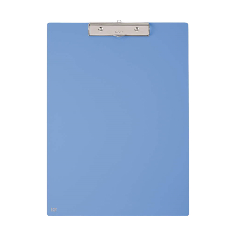 ライオン事務器 PETカラー用箋挟 ブルー No.240K(B) 1枚(ご注文単位1枚)【直送品】