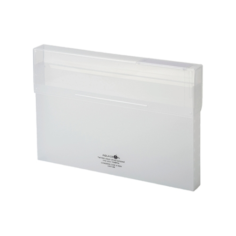 LIHITLAB AQUA DROPs コングレスケース 1乳白 A-5024 A5024-1 1冊(ご注文単位1冊)【直送品】