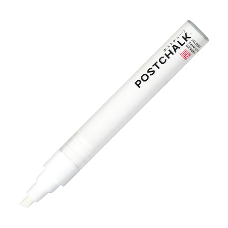 呉竹 ZIG POSTCHALK MARKER WET-WIPE 6MM TIP/WHITE セリース 1セット(10本入)  1セット(ご注文単位1セット)【直送品】