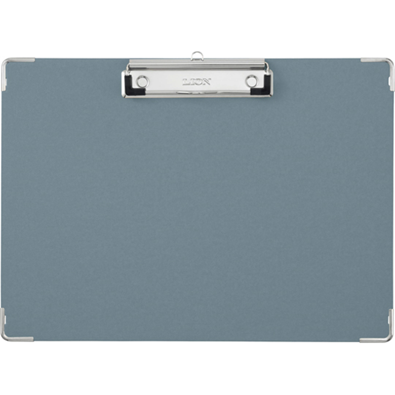 ライオン事務器 ボール用箋挟 灰 A4SCS-121 1冊(ご注文単位1冊)【直送品】