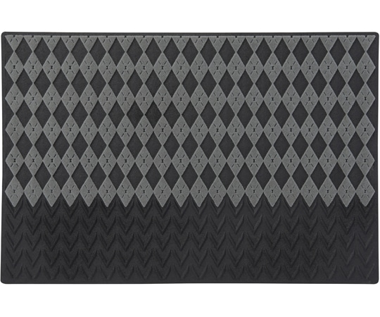 山崎産業(コンドル) マイプレジャーマット ブリティッシュ・アーガイル #6 グレー  1枚(ご注文単位1枚)【直送品】