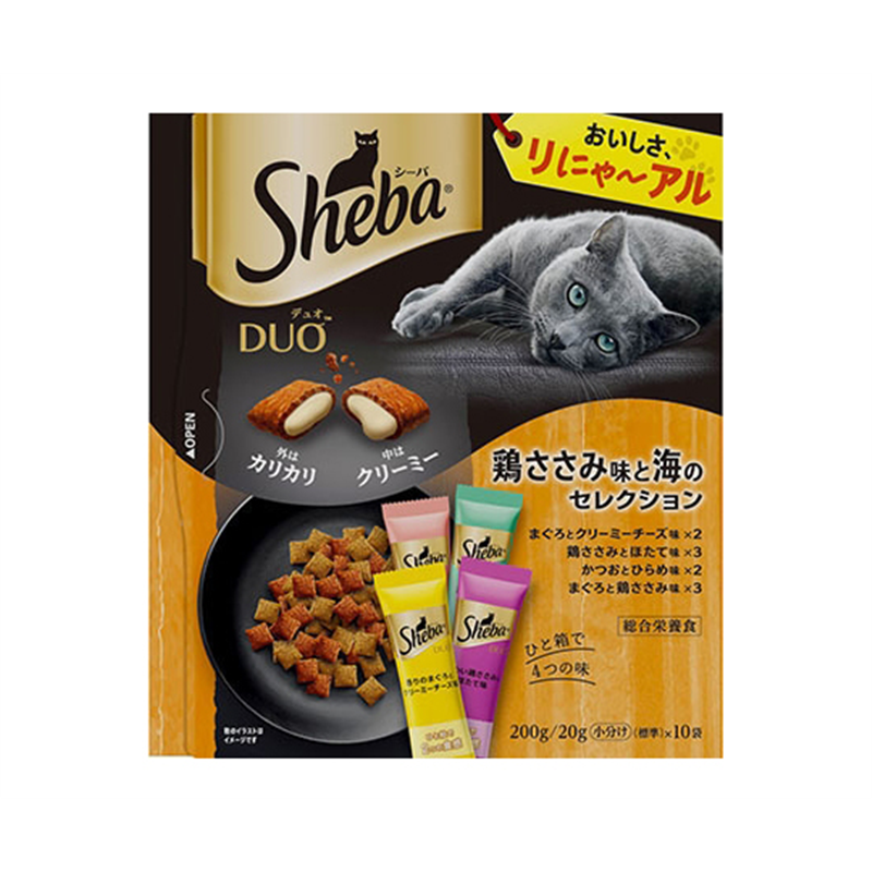 マースジャパンリミテッド シーバ デュオ 鶏ささみ味と海のセレクション 200g SD11 1個（ご注文単位1個）【直送品】