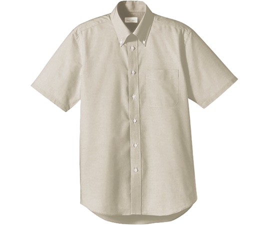 ボンマックス オックスフォード半袖シャツ FB4511U ベージュ SS  1枚（ご注文単位1枚）【直送品】