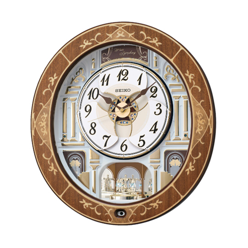 セイコー 電波からくり時計 463×425×106mm RE580B 1個(ご注文単位1個)【直送品】