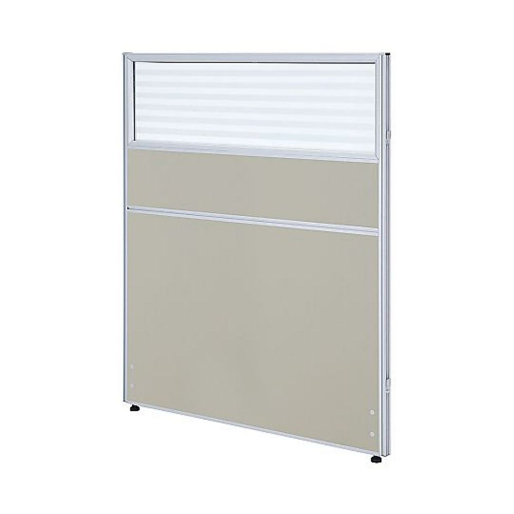 カグクロ ガラス型パーテーション ライトグレー H1200×W1000mm PNG1012-LG 1台(ご注文単位1台)【直送品】