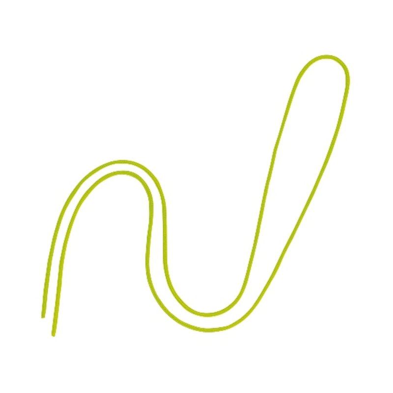 オープン工業 名札用パーツ 丸紐 100本 緑 NB-312-GN 1袋(ご注文単位1袋)【直送品】