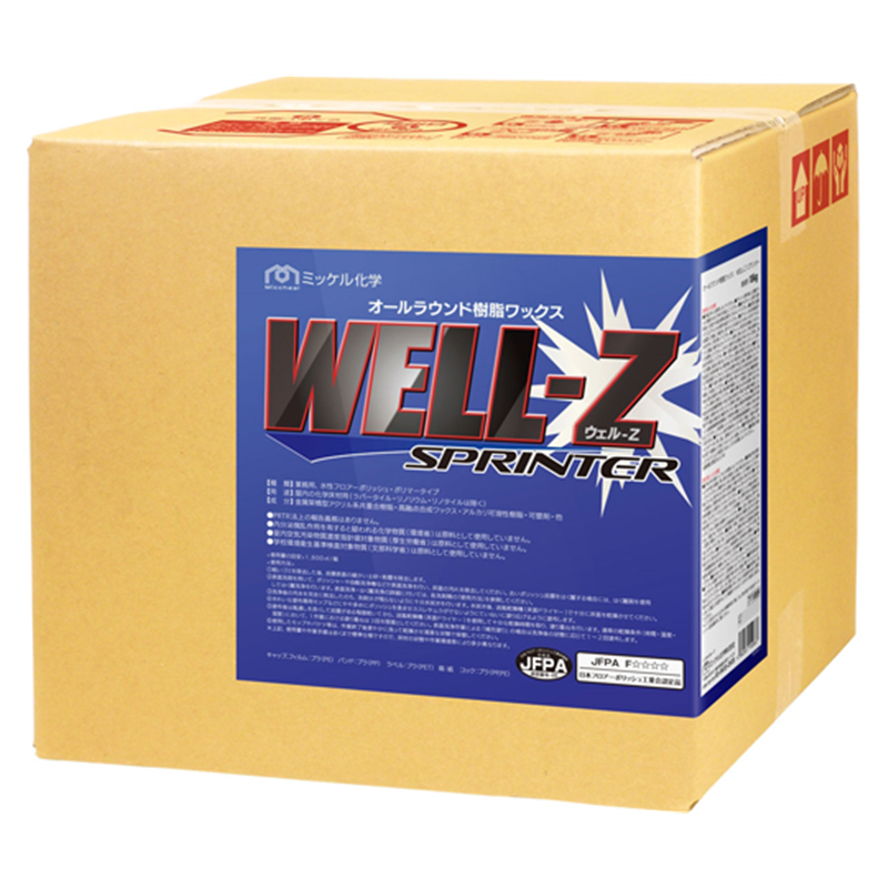ミッケル化学 ウェルZ スプリンター18kg BIB  1箱(ご注文単位1箱)【直送品】