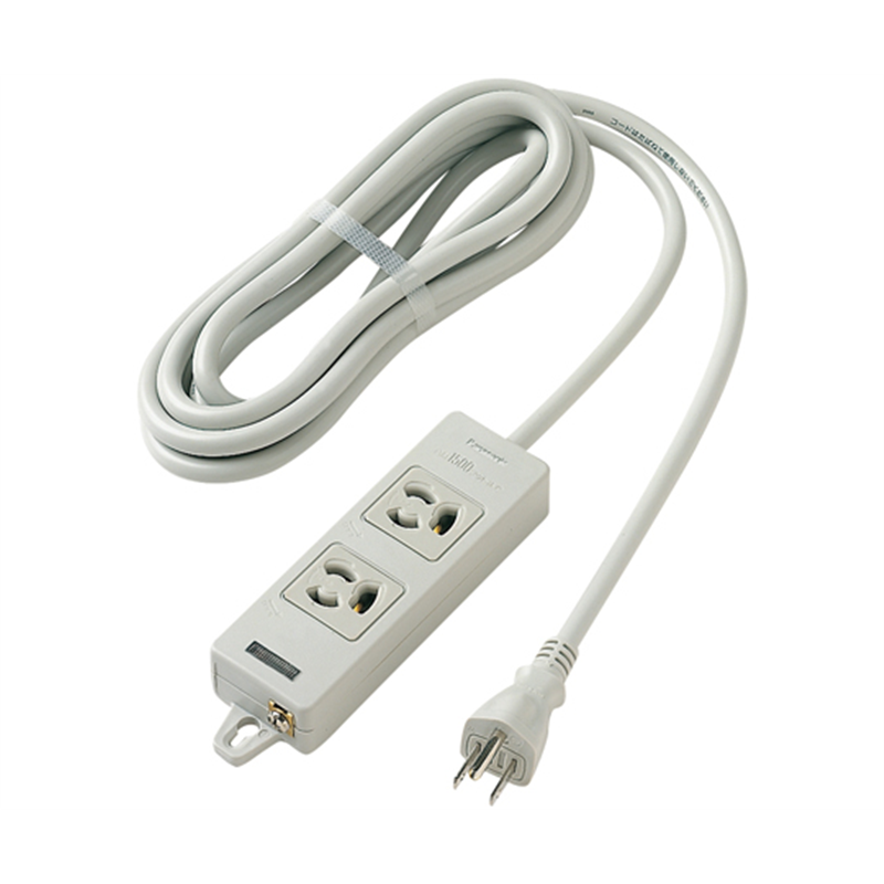 パナソニック OAタップ(接地15A形) 2個口 3m 電源表示・抜け止め形 WCH24323H 1個(ご注文単位1個)【直送品】