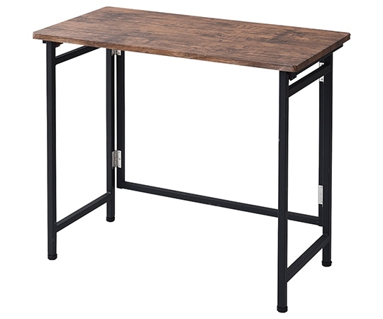 山善(YAMAZEN) 折りたたみデスク パタパタデスク 80×40cm アンティークブラウン PST-8040(MBR/MBR) 1台(ご注文単位1台)【直送品】