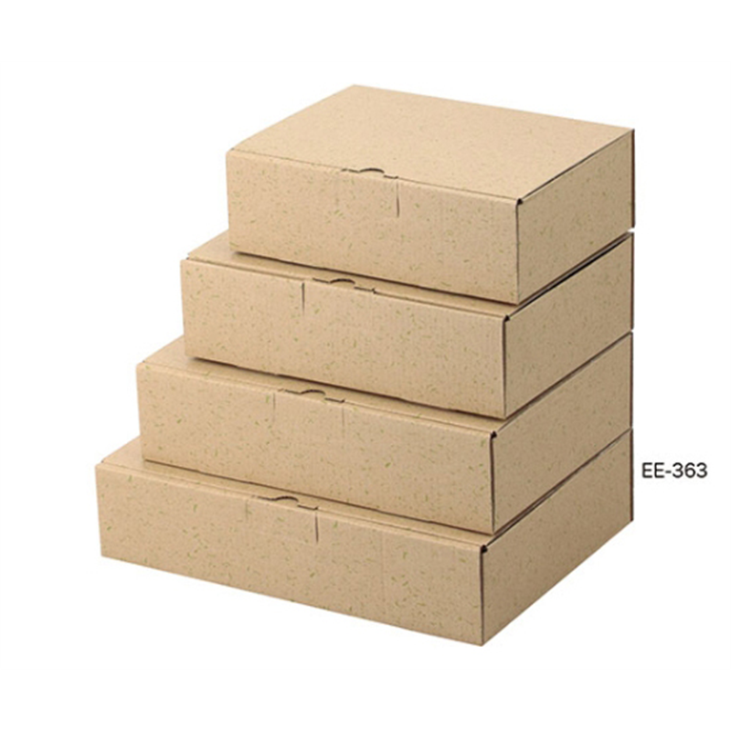 ヤマニパッケージ 宅配用 カル段組立式 7.5cm 100枚 EE-363 1ケース（ご注文単位1ケース）【直送品】