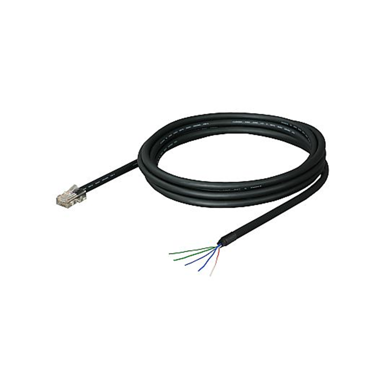 ダイヤトレンド 三菱表示器⇔三菱インバータ用 RS-485ケーブル インバータ側RJ-45⇔バラ線 3m D4CAB-DU-A(3M) 1本(ご注文単位1本)【直送品】