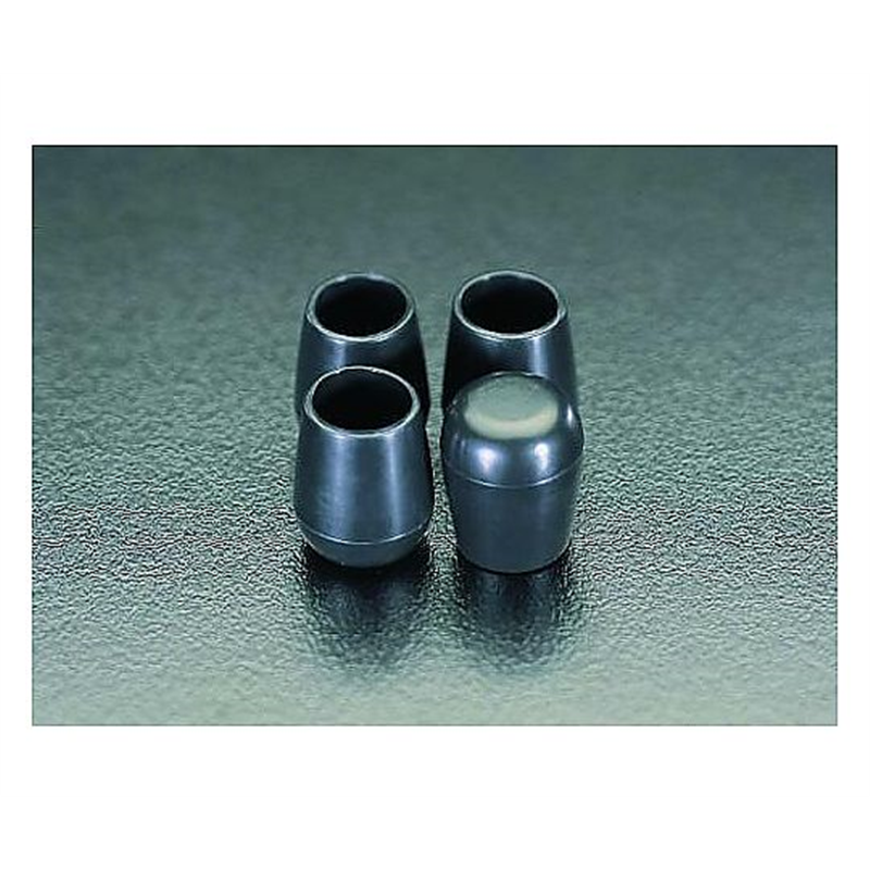 エスコ φ18.0mm 丸型椅子足キャップ(4個) EA979DB-6 1pk(ご注文単位1pk)【直送品】