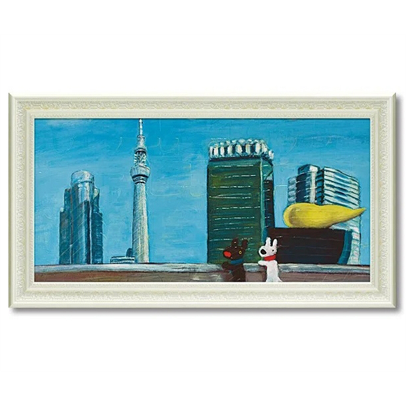 ユーパワー リサとガスパール ミュージアムフレーム｢けしきをながめるふたり(Lワイド)｣ GL-10060 1個（ご注文単位1個）【直送品】